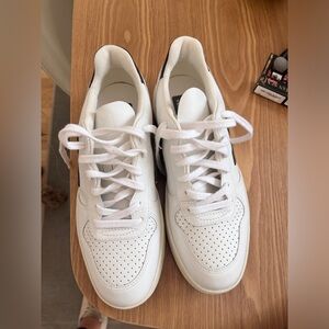 Veja white and black womens sneakers